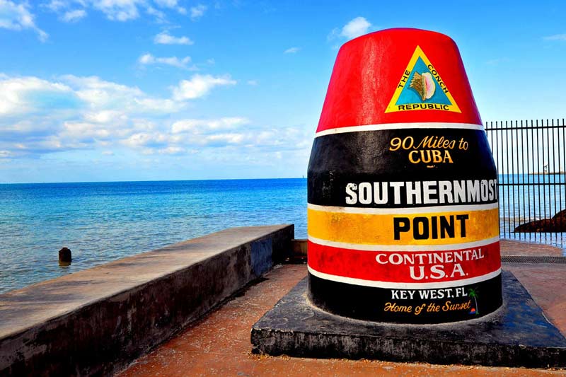 Photo of the Southernmost Point marker Old Town